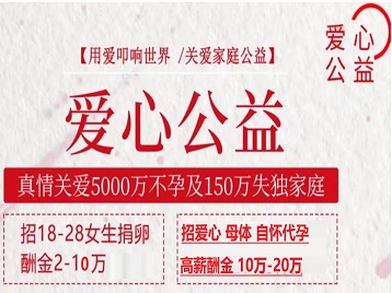 天峻捐卵助孕生子 爱心志愿者招募